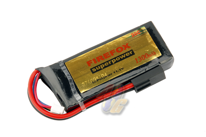 --Out of Stock--Firefox 11.1v 1300mah (20C) Li-Polymer Battery Pack - Click Image to Close