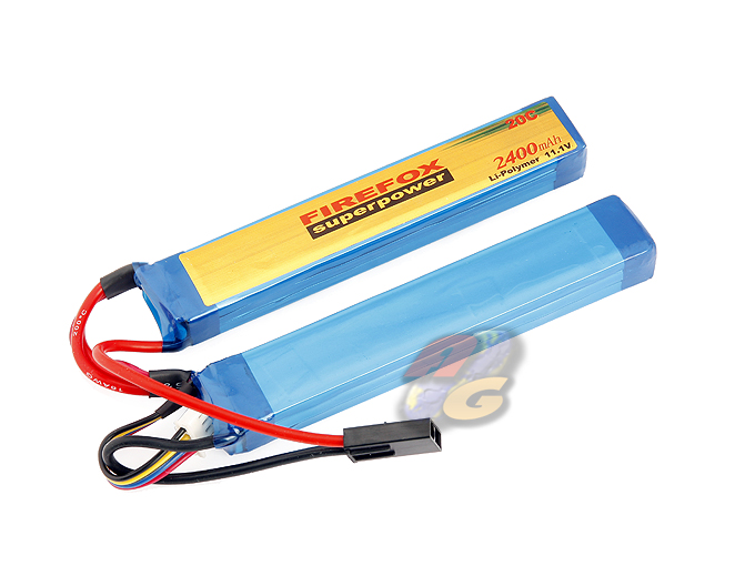 --Out of Stock--Firefox 11.1v 2400mah (20 C) Li-Polymer Battery Pack ( Short, 2P ) - Click Image to Close