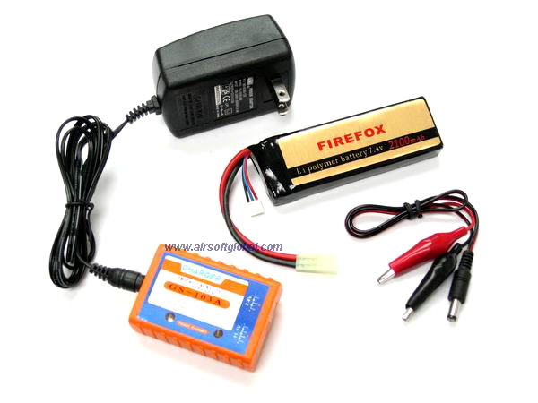 --Out of Stock--Firefox 7.4v 2100mah (12C) Li-Polymer Battery Pack With Charger Set - Click Image to Close