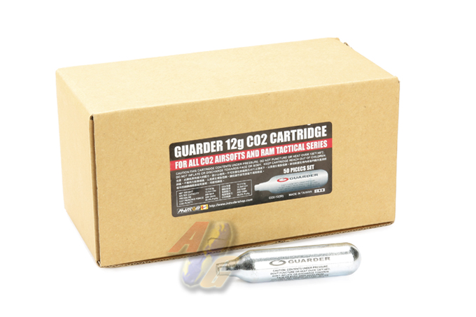 Guarder 12g CO2 Cartridge (50 Pieces Set)*By Sea Mail only* - Click Image to Close
