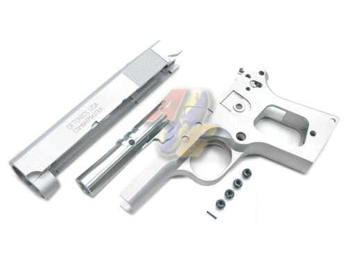 --Out of Stock--Guarder Aluminum Kit For Tokyo Marui Detonics.45 Series GBB ( Cerakote Silver/ Hairline Polish/ Late Marking ) - Click Image to Close