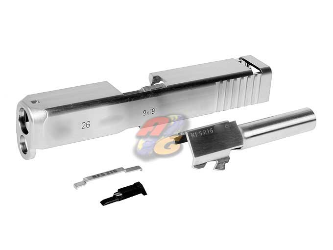 --Out of Stock--Guarder Stainless Steel CNC Slide & Barrel Kit For Marui H26 GBB - Click Image to Close