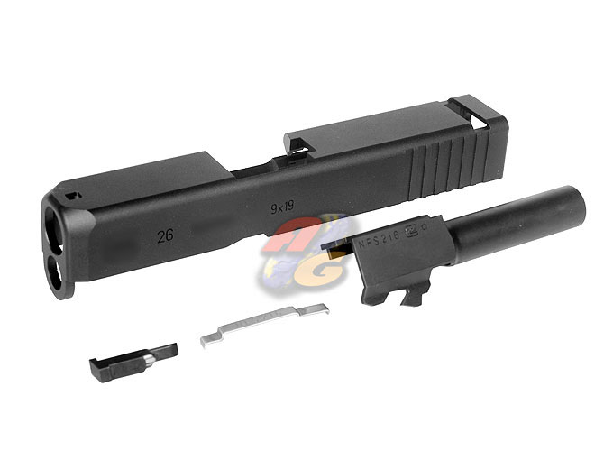 --Out of Stock--Guarder CNC Aluminum Slide & Steel Barrel Kit For Tokyo Marui H26 GBB - Click Image to Close