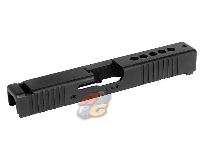 --Out of Stock--Guarder Aluminum Slide For Marui H17 ( Custom 2, BK ) - Click Image to Close