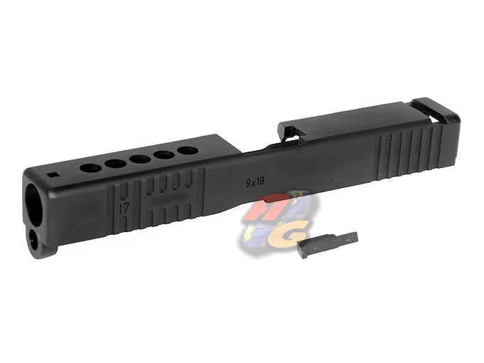 --Out of Stock--Guarder Aluminum Slide For Marui H17 ( Custom 2, BK ) - Click Image to Close