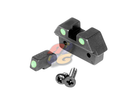 Guarder Steel Night Sight For Marui G26 (Green Dot) - Click Image to Close