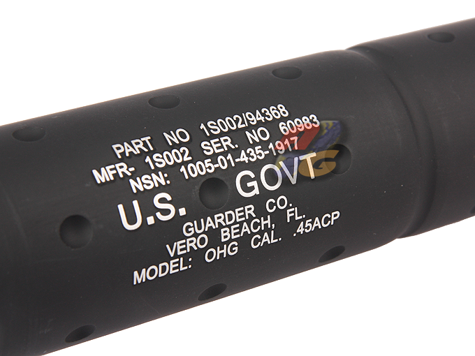 --Out of Stock--Guarder MK23 SOCOM Silencer (16mm Positive) - Click Image to Close