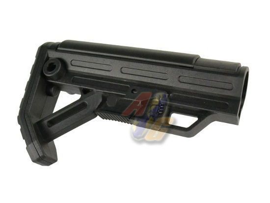 Golden Eagle VIPER Retractable Stock For AR Type Stock Tube ( BK ) - Click Image to Close