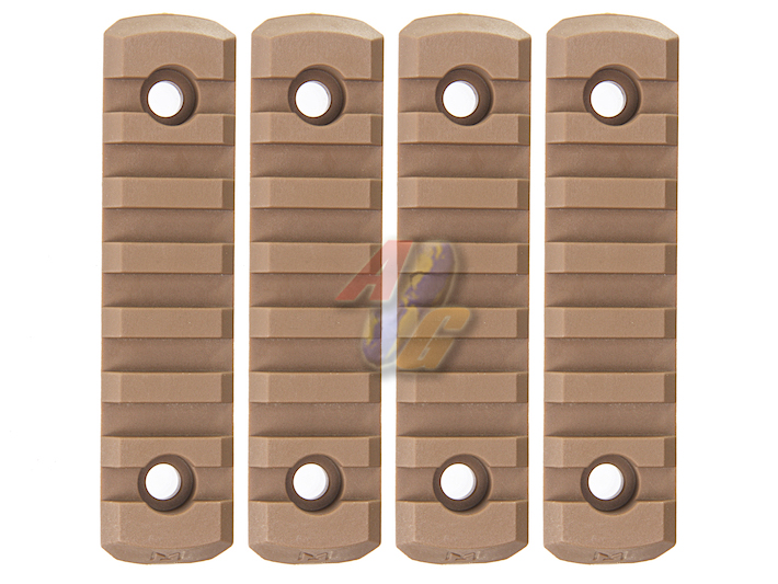 GK Tactical M-Lok Nylon 7 Picatinny Rail Sections ( Coyote Brown ) - Click Image to Close