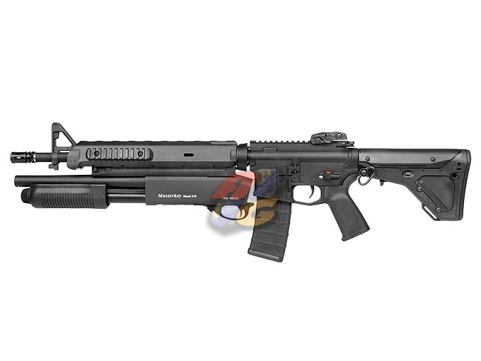 G&P Magpul Battle Rifle AEG w/ Masterkey (BK) - Click Image to Close