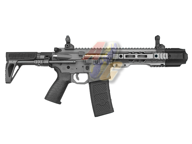 --Out of Stock--EMG Salient Arms Licensed GRY M4 CQB AEG with PDW Stock ( Gray ) - Click Image to Close