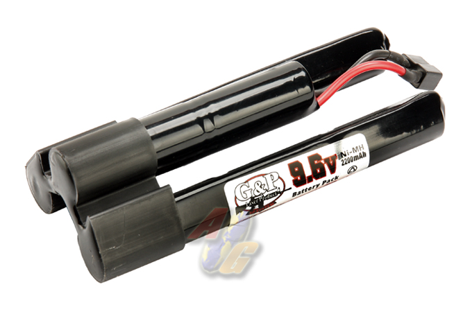 G&P 9.6v 2200mAh Battery (Ni-mh) For Extended Battery Buttstock Only - Click Image to Close