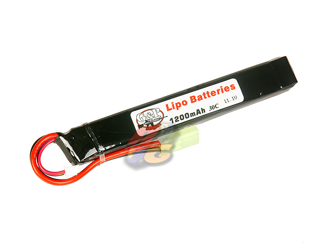 --Out of Stock--G&P 11.1v 1200mAh (30C) Li-Poly Rechargeable Battery (A) - Click Image to Close