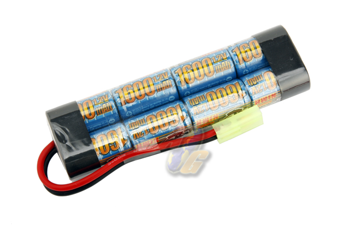 G&P 9.6v 1600mAh Mini Type Battery (Ni-MH) - Click Image to Close