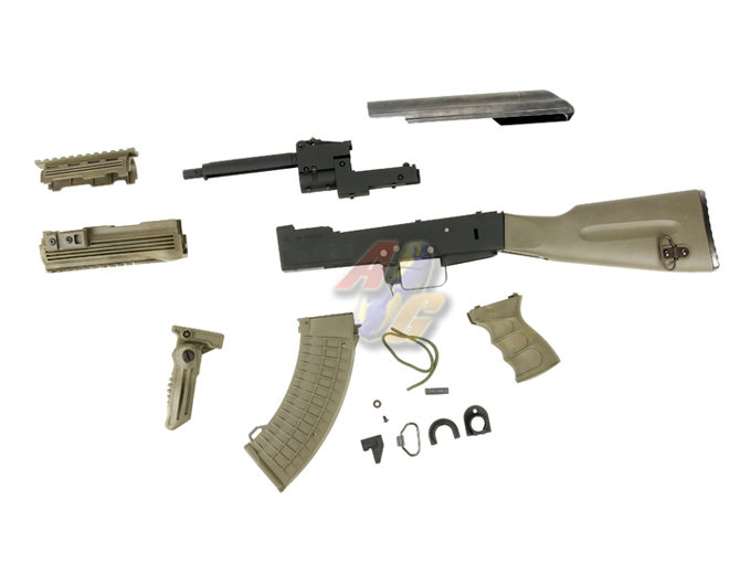 G&P AK Tactical Conversion Kit (Fix Stock) - OD - Click Image to Close