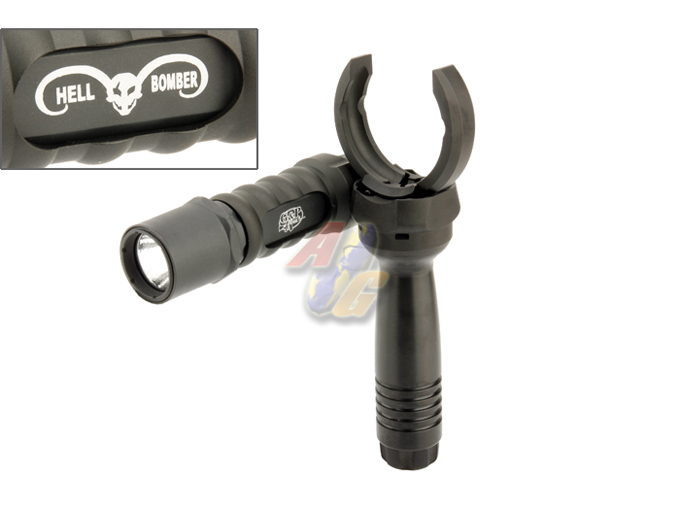 --Out of Stock--G&P M203 Tactical Grip With Flashlight ( Long ) - Click Image to Close