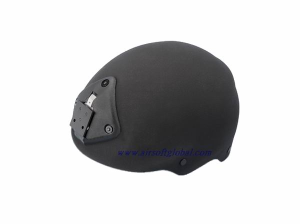 G&P USMC Type Helmet with Night Vision Mount - Black - Click Image to Close