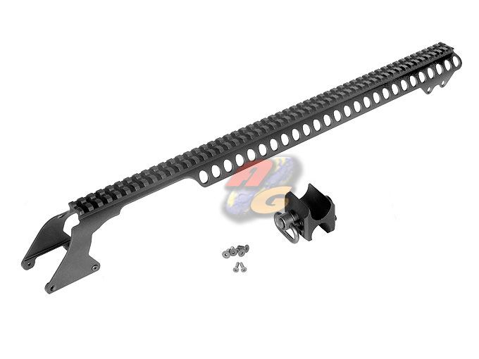 G&P M870 Receiver Rail Set (Long, BK) - Click Image to Close