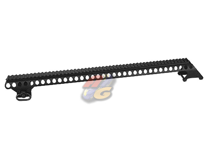 G&P M870 Shotgun Receiver Rail For Tokyo Marui Shotgun ( Long ) - Click Image to Close