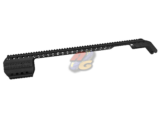 G&P M870 Shotgun Receiver Rail For G&P Shotgun ( Heavy/BK ) - Click Image to Close