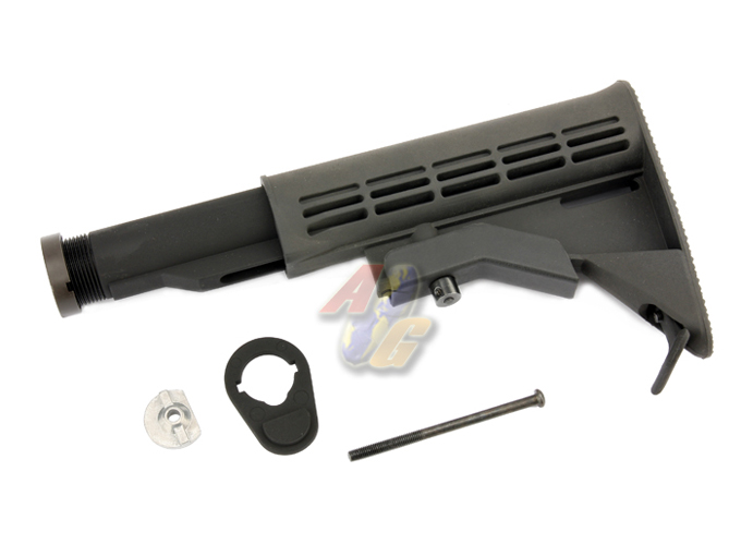 G&P M4A1 6 Position Sliding Buttstock- New Model ( Black ) - Click Image to Close