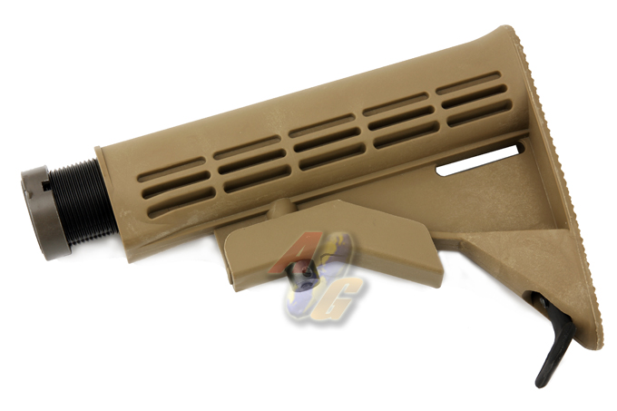 G&P WA M4A1 6 Position Sliding Buttstock (Sand) - Click Image to Close