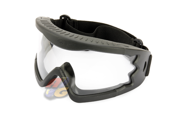 HAKKOTSU X-Eye Wide View Shooting Goggle (BK, Clear Lens) - Click Image to Close