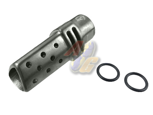 --Out of Stock--Helix Axem Stainless Steel Titan Flash Hider ( 14mm-/ BK ) - Click Image to Close