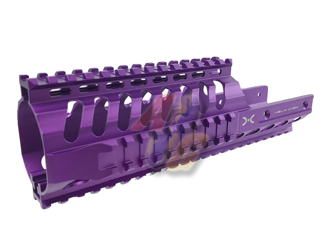 --Out of Stock--Helix Axem CNC 9" KV RAS For KWA/ KSC Kriss Vector GBB ( Purple ) - Click Image to Close