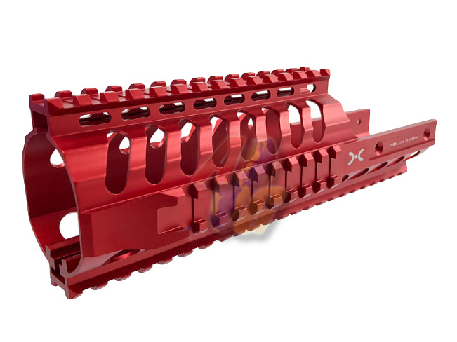 --Out of Stock--Helix Axem CNC 9" KV RAS For KWA/ KSC Kriss Vector GBB ( Red ) - Click Image to Close