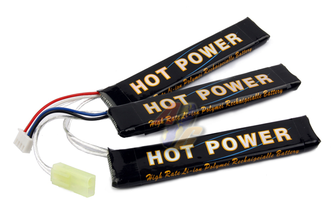 HOT POWER 11.1v 1100mah (15C) Lithium Power Battery Pack ( 3 Piece) - Click Image to Close