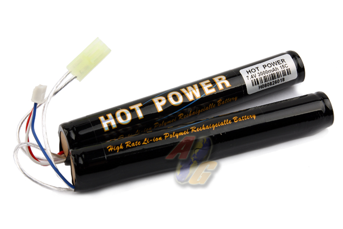 HOT POWER 7.4v 3000mah (15C) Lithium Power Battery Pack - Click Image to Close