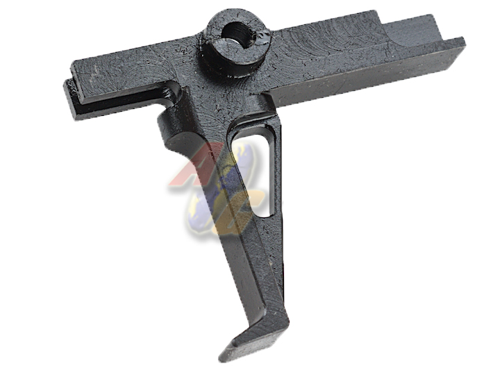 Hephaestus CNC Steel Flat Trigger For GHK M4 Series GBB ( Type A/ Black ) - Click Image to Close