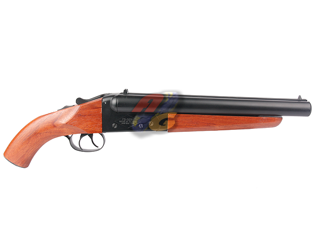--Out of Stock--HAW SAN Mad Max Double Barrel Airsoft Gas Shotgun ( Full Metal Real Wood ) - Click Image to Close