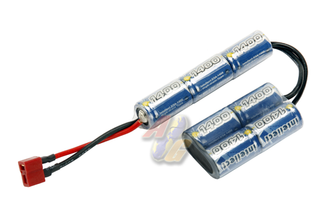 Intellect 8.4V 1400 mah Custom Battery For Pro-Arms Collapse Battery Stock - Click Image to Close