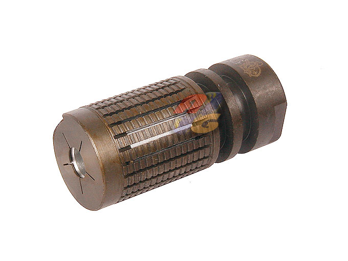 Iron Airsoft KAC Style Inconnel Flashider (14mm-, BK ) - Click Image to Close