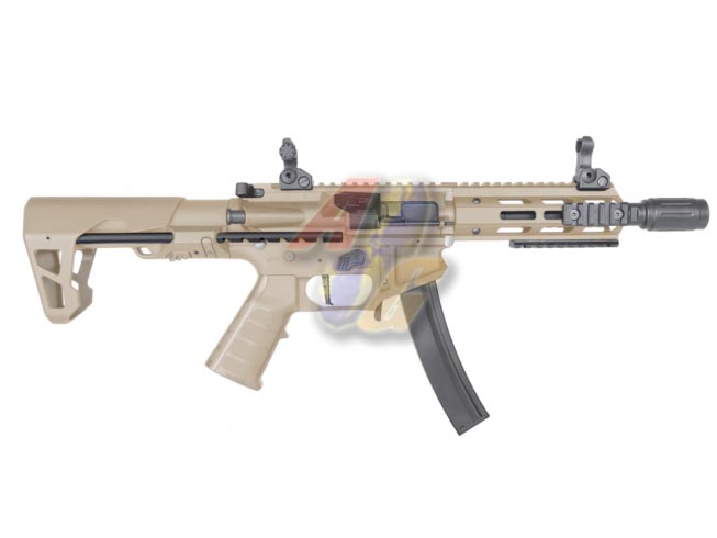 --Out of Stock--KING ARMS PDW 9mm SBR M-Lok AEG ( Darth Earth ) - Click Image to Close
