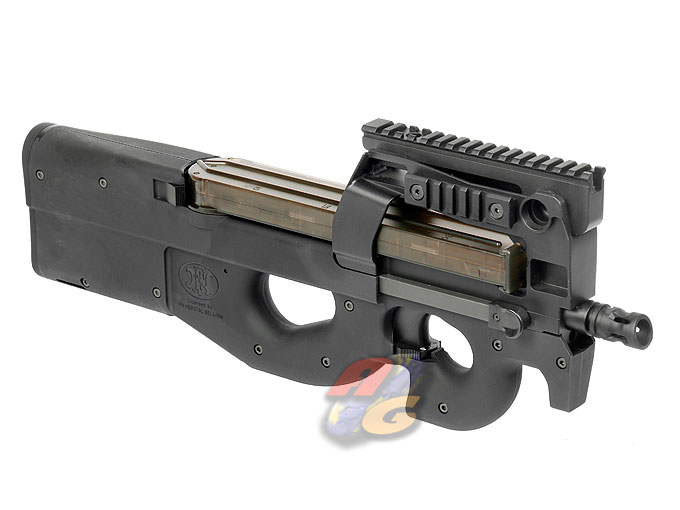 King Arms FN P90 Tactical (BK) ( Cybergun Licensed ) - Click Image to Close