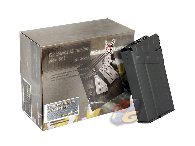 --Out of Stock--King Arms G3 500 Rounds Magazines 5 Pcs Box Set - Click Image to Close