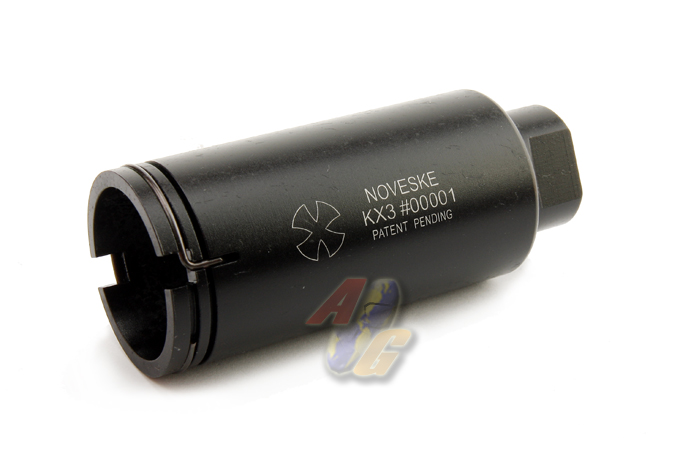 King Arms Fire Pig KX3 Flash Suppressor Light Weight Vesion - 14mm + - Click Image to Close
