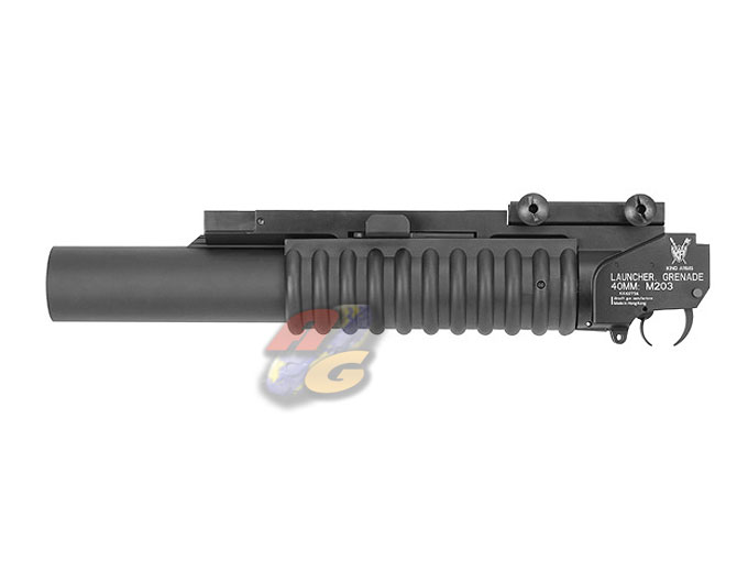 --Out of Stock--King Arms M203 QD Grenade Launcher with KA Marking ( Long ) - Click Image to Close