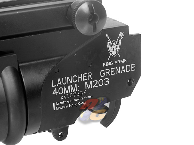 --Out of Stock--King Arms M203 Shorty QD Grenade Launcher with KA Marking - Click Image to Close