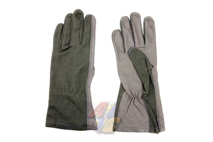 King Arms G.I. Nomex Gloves (OD & Grey) Medium - Click Image to Close