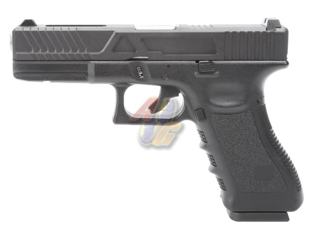 --Out of Stock--King Arms CNC Aluminium Custom GBB Pistol ( Black/ Black ) - Click Image to Close