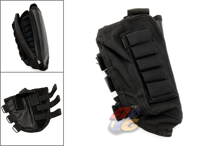 King Arms Buttstock Pouch ( BK ) - Click Image to Close
