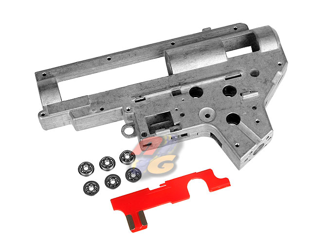King Arms Ver.2 9mm Bearing Gearbox w/ M16 Selector Plate - Click Image to Close