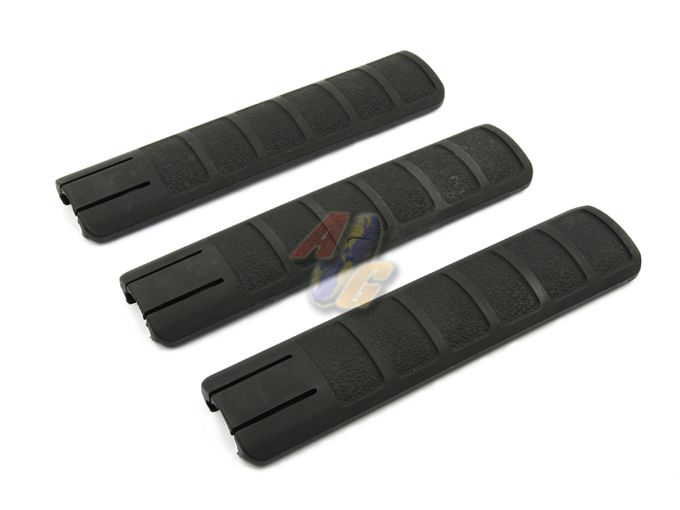--Out of Stock--King Arms Rail Cover Set (BK) 3 Pcs - Click Image to Close
