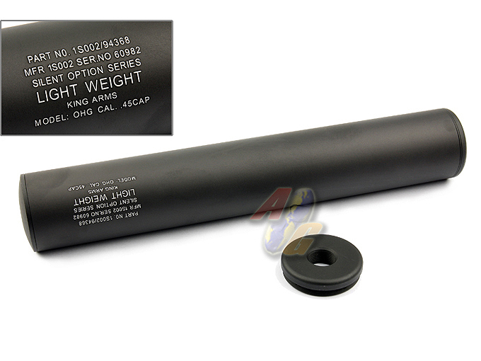 King Arms Light Weight Silencer (LW 245) - Click Image to Close