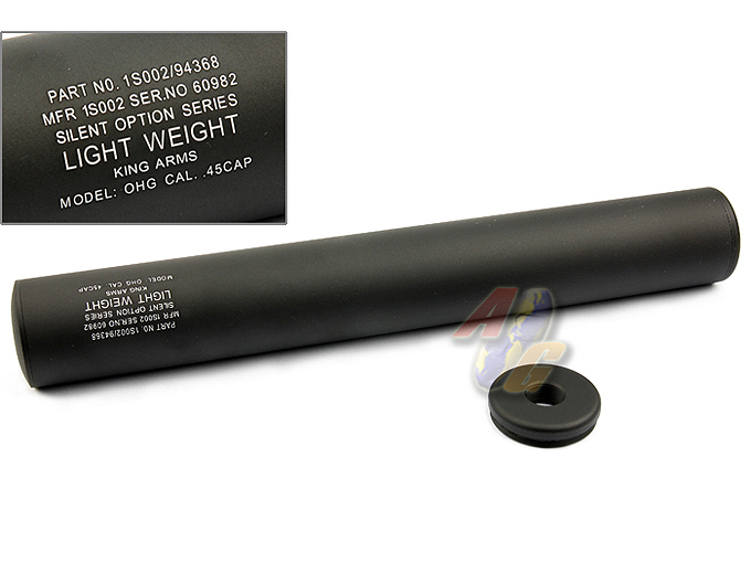 King Arms Light Weight Silencer (LW 290) - Click Image to Close