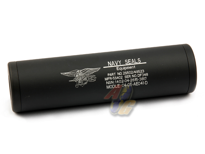 King Arms Light Weight Slim Silencer - 30 X 110mm (NAVY SEAL) - Click Image to Close